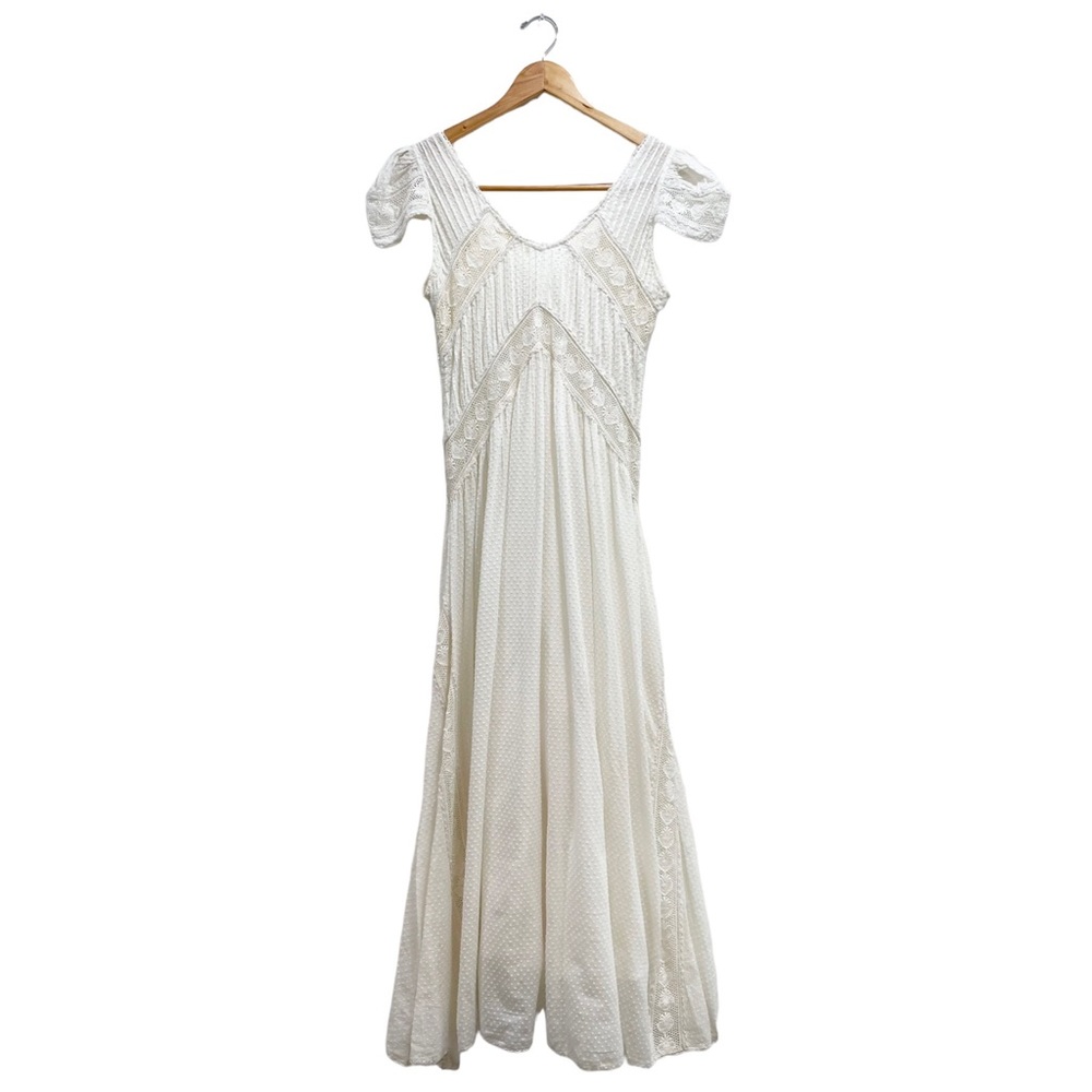 LoveShackFancy Archer Dress in Antique White - Picture 7 of 10